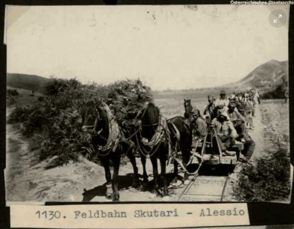 Kuk Feldbahn Skutari-Alessio (Arkivat Shtetu00ebrore Austriake)