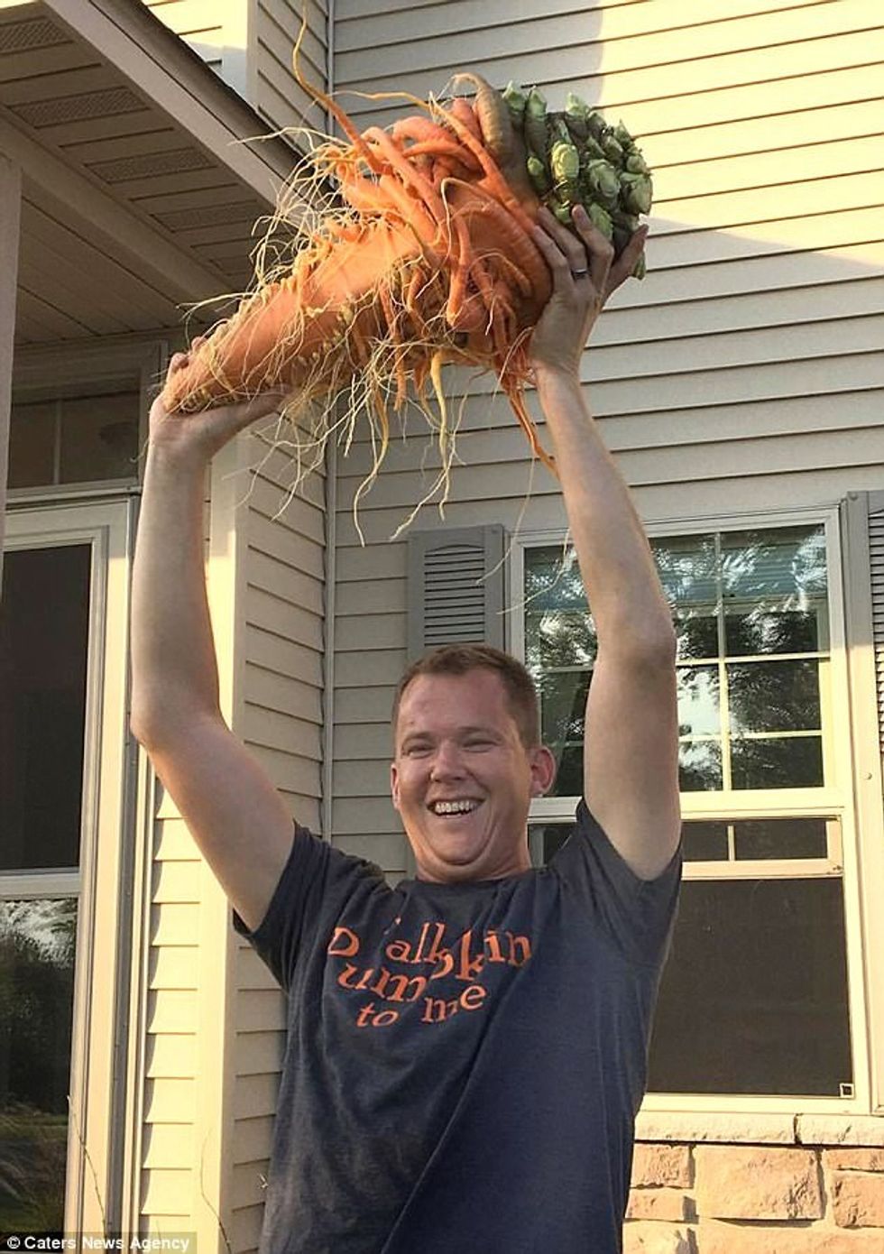 Kultivoi karotën me gjatësi rekorde prej 60 centimetrave qe peshon 11 kilograme foto 2