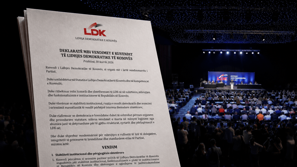 Kuvendi i jashtëzakonshëm i LDK-së, këto janë vendimet e miratuara