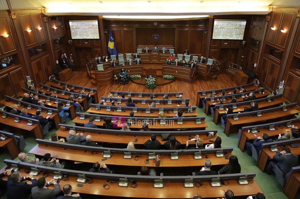 Kuvendi i Kosoves seance solemne per ndere te 14 vjetorit te Pavaresise foto Ridvan Slivova 7
