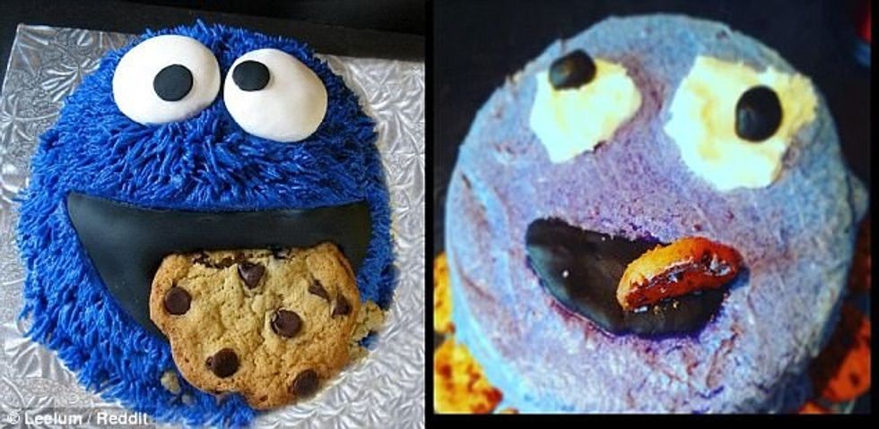 Kuzhinierët amatorë shfaqin dështimet më të mëdha në torta foto 9