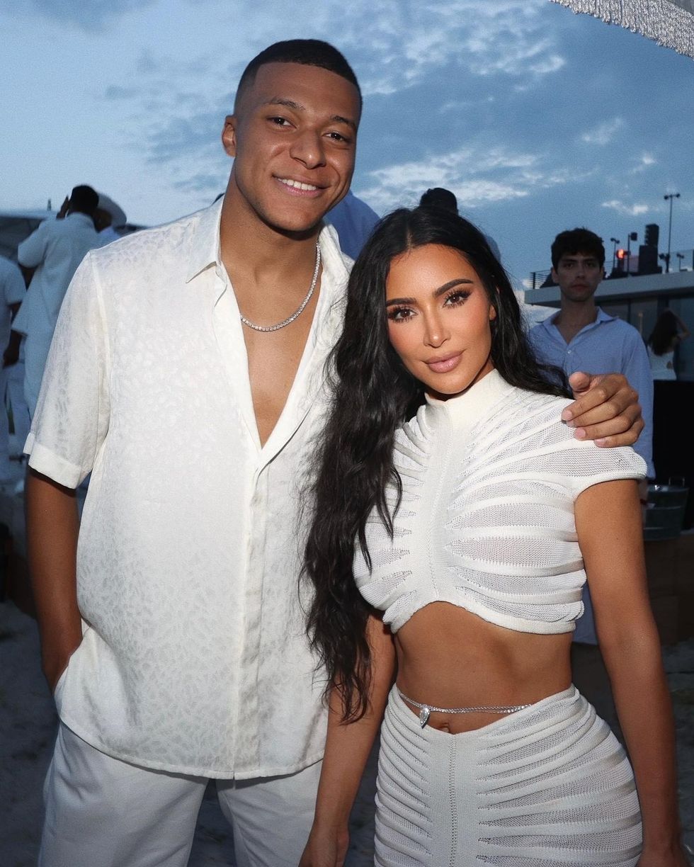 kylian mbappe kim kardashian hamptons 829992436