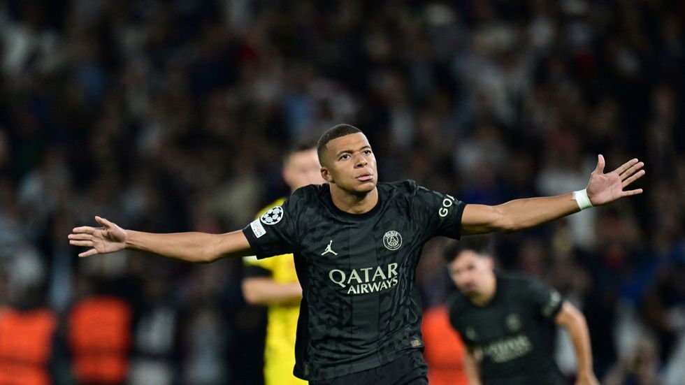 kylian mbappe psg v dortmund ucl 20231