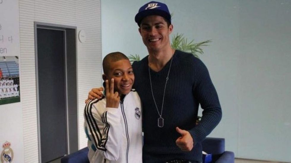 kylian mbappe y cristiano ronaldo twitter