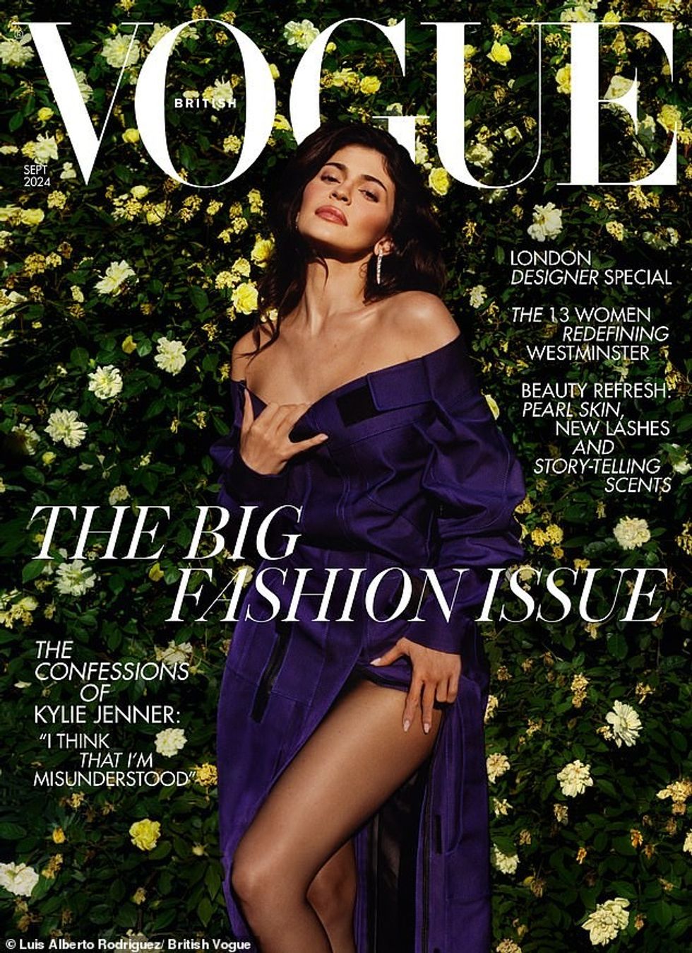 Kylie became the first Kardashian-Jenner to grace the cover of British Vogue this week and discussed 'finally finding her feet' in the fashion industry in the accompanying interview