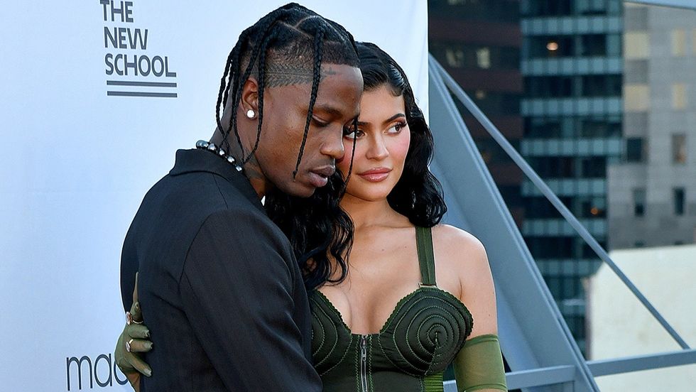Kylie Jenner Travis Scott Somber Getty