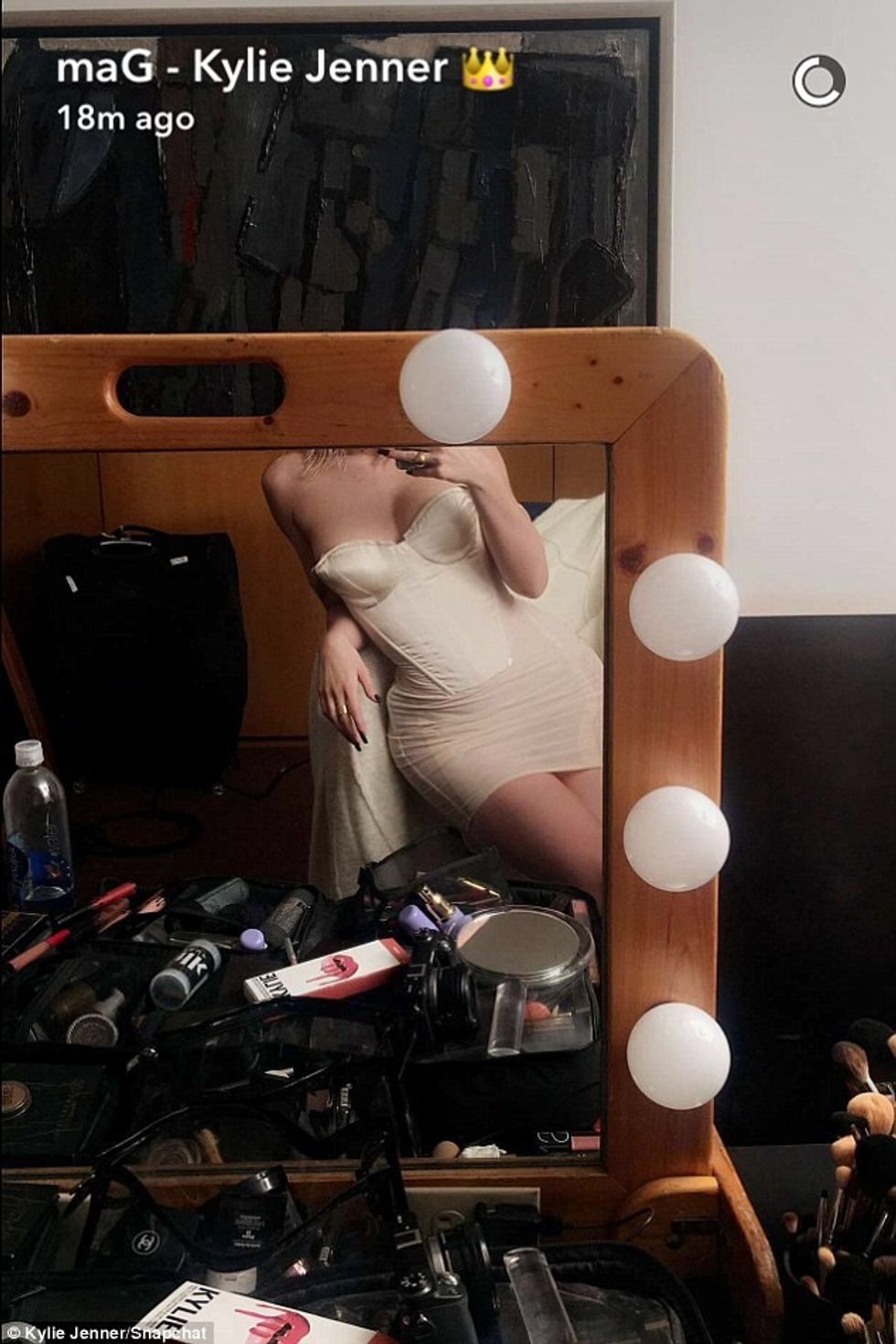 Kylie llogaritet si një prej femrave më seksi në botë. Foto: Snapchat