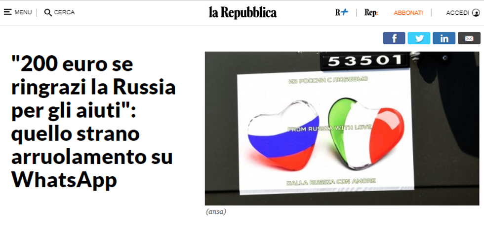 la repubblica rusia italia