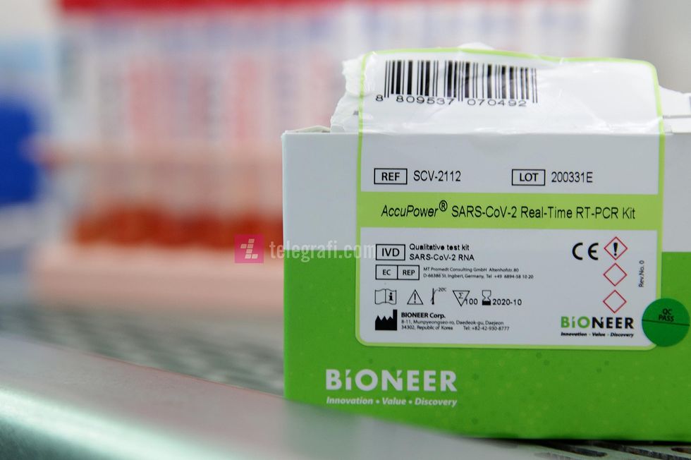 Laboratoret per COVID 19 ne IKSHPK foto Ridvan Slivova 73