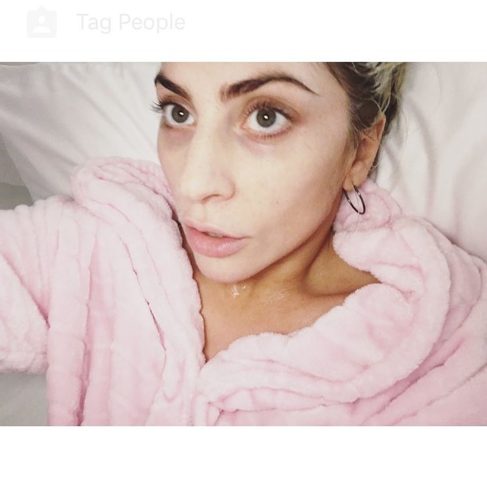lady gaga no makeup insta