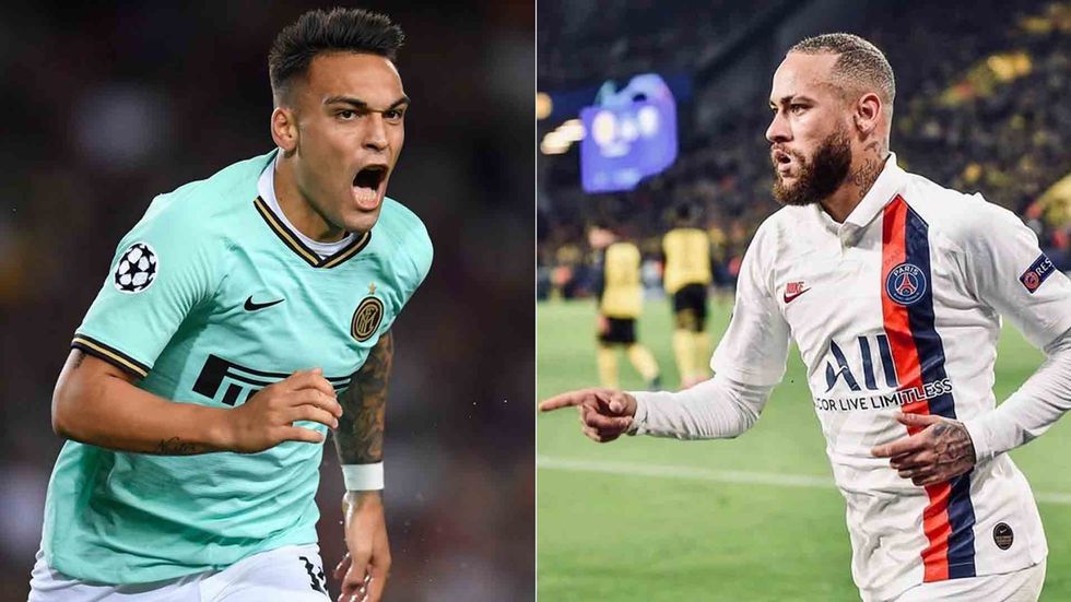 Lautaro y Neymar