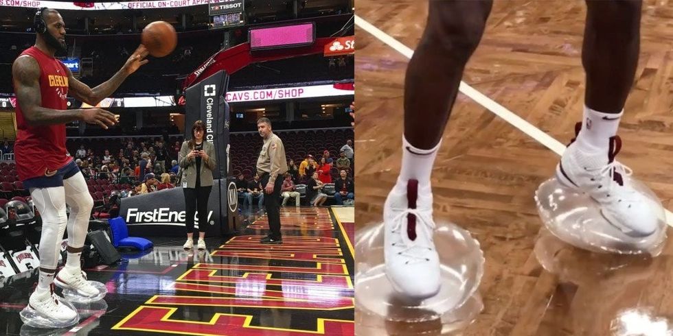 lebron james pregame ritual