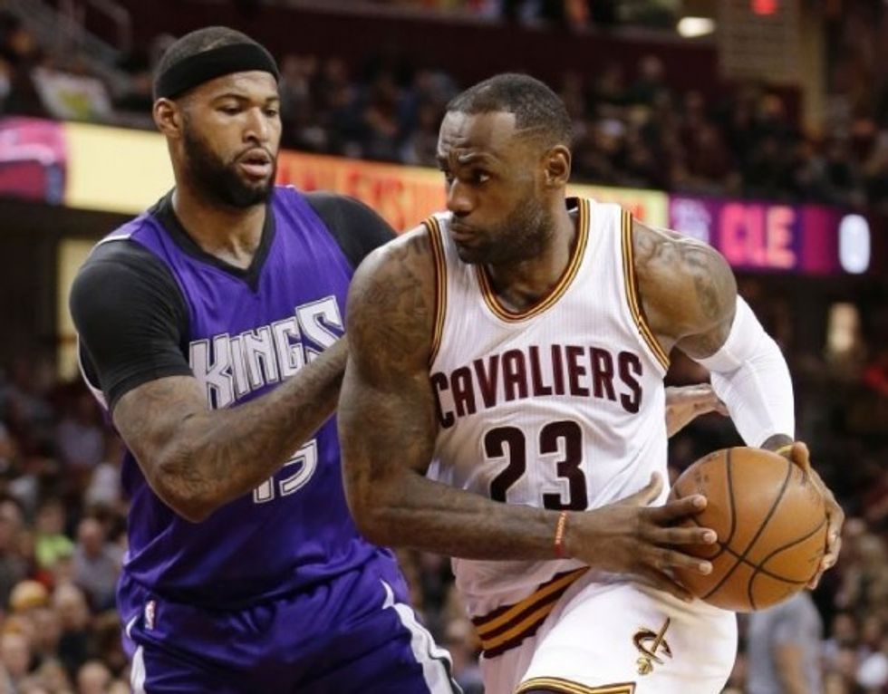 LeBron James vs. Sacramento Kings on February 8 2016 e1454987571528