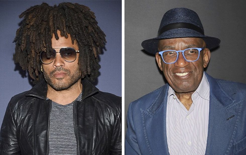 Lenny Kravitz dhe Al Roker kushërinj
