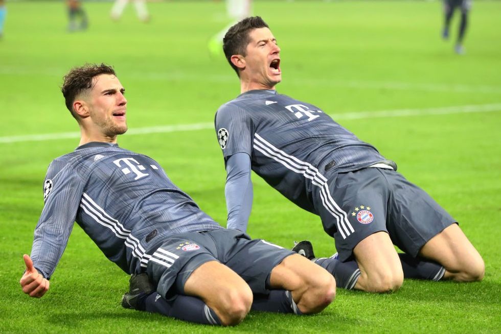 Leon Goretzka Robert Lewandowski