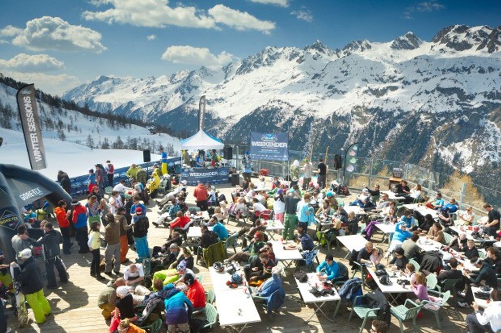 les grand montets mountain stage