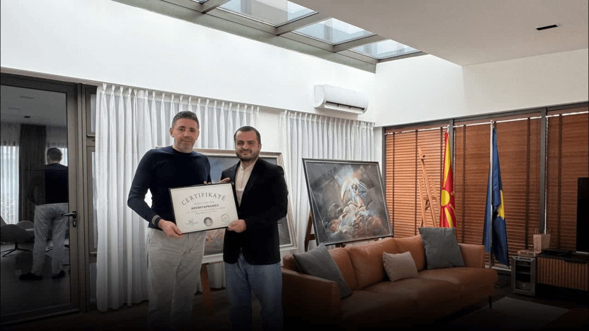 Arsim Papraniku dhe Venhar Ramadani