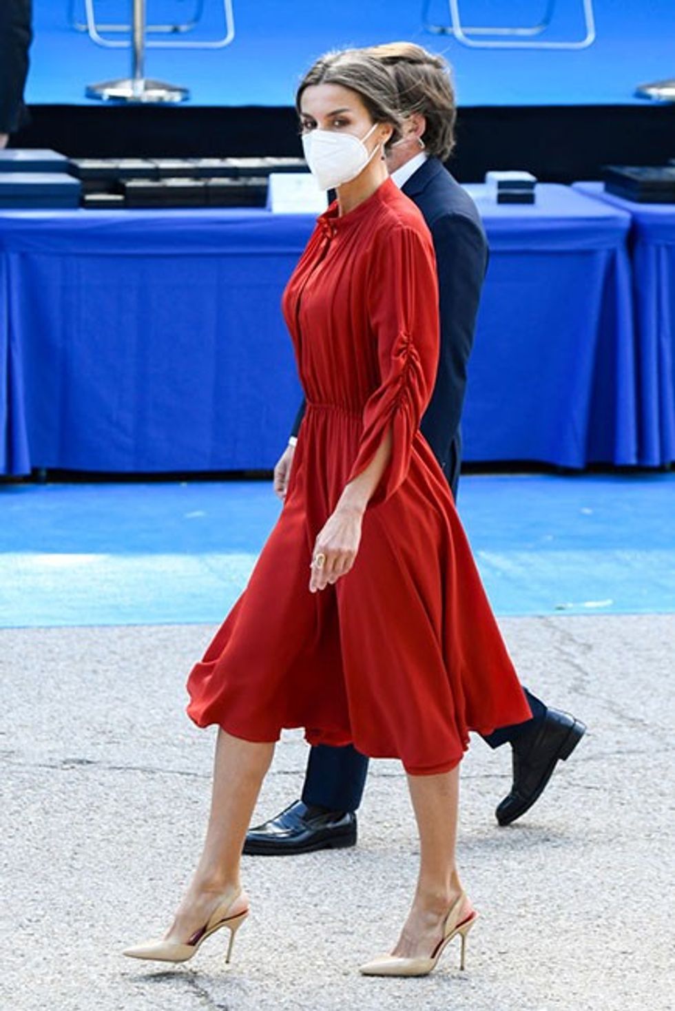 letizia red dress san juan z