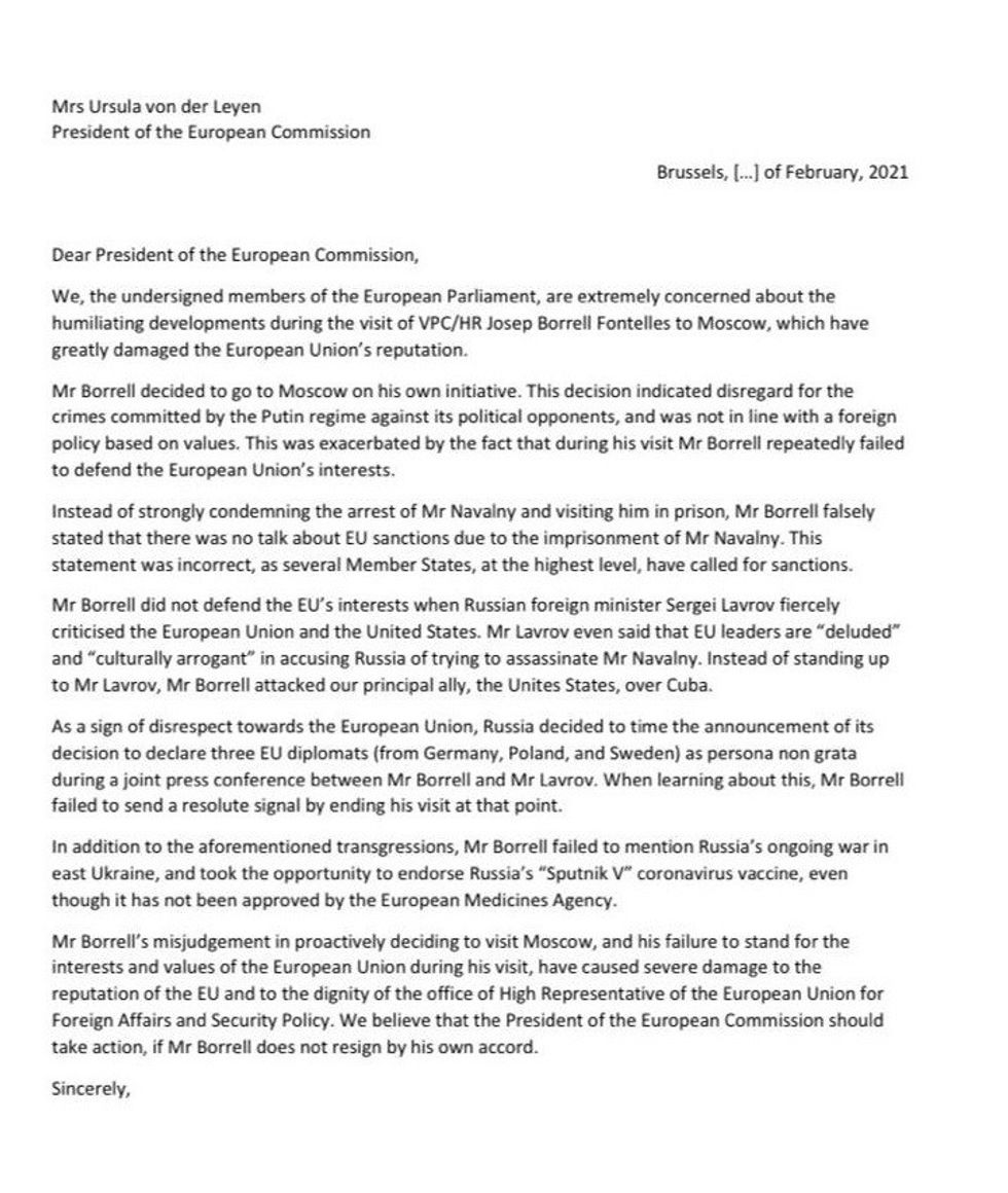 letra borrell lavrov