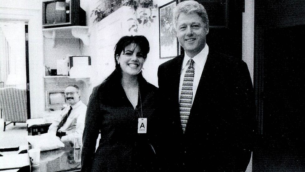 Lewinsky Clinton Getty
