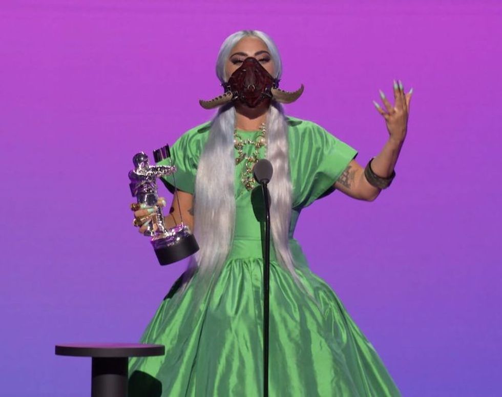 lifestyleug.com Lady Gagas at the 2020 MTV Europe Music Awards 1