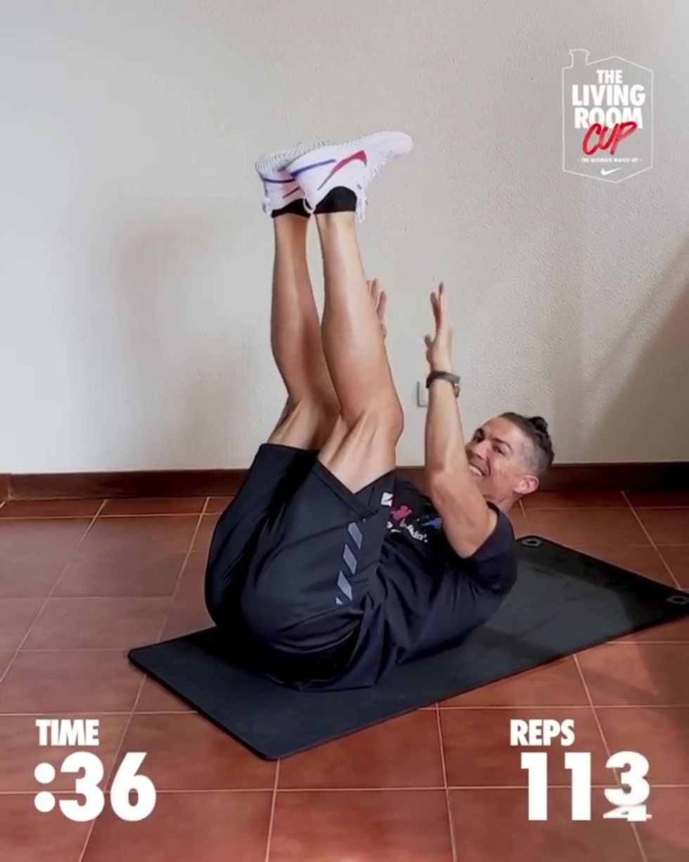 Like Messi, Ronaldo isn't taking quarantine lightly