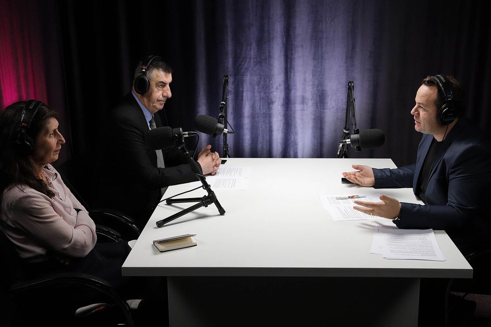 Lindita Tahiri Ferid Selimi podcast interviste foto Ridvan Slivova 2