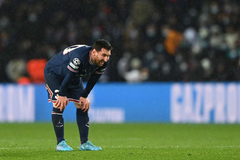 lionel mess psg v real madrid ucl 2022 2