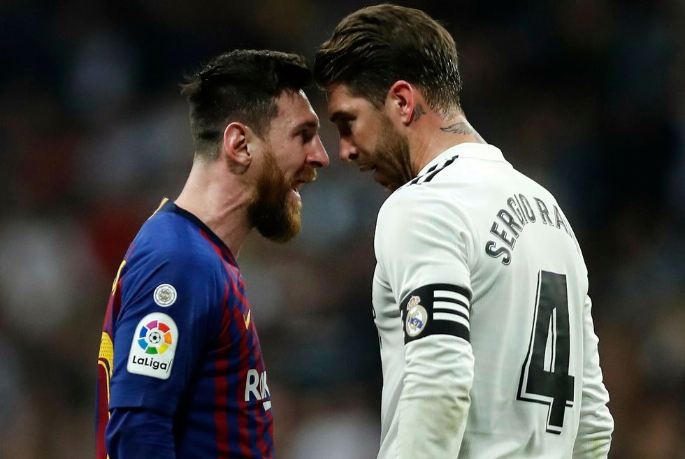 Lionel Messi and Sergio Ramos