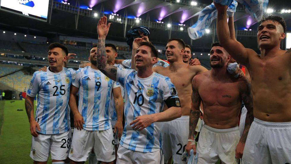 lionel messi brazil v argentina copa america 2021