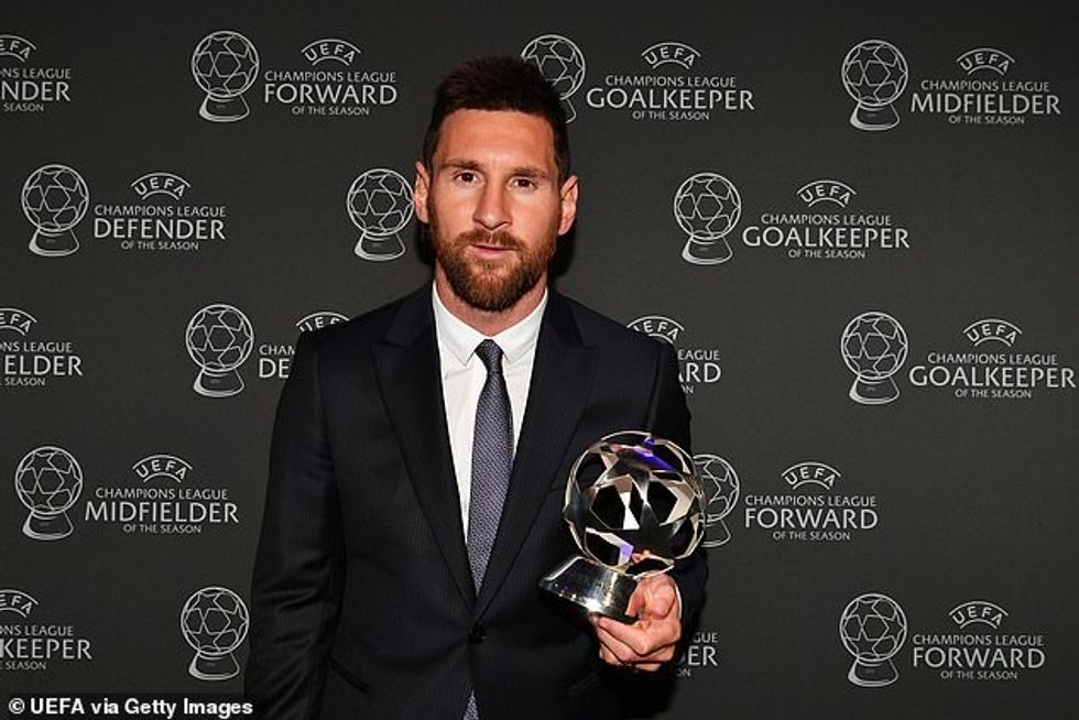 Lionel Messi is no fan of his either and has previously said 'The referee always does this when he referees us, as if he does it on purpose'