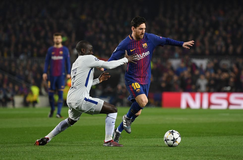 Lionel Messi Kante