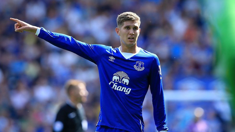 LIVERPOOL, ENGLAND - AUGUST 08: John Stones of Everton during the Barclays Premier League match between Everton and Watford at Goodison Park on August 8, 2015 in Liverpool, England. (Photo by Jan Kruger/Getty Images)