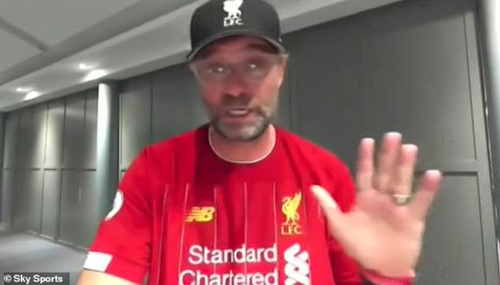 Liverpool manager Jurgen Klopp admitted he burst into tears when the Reds won the league