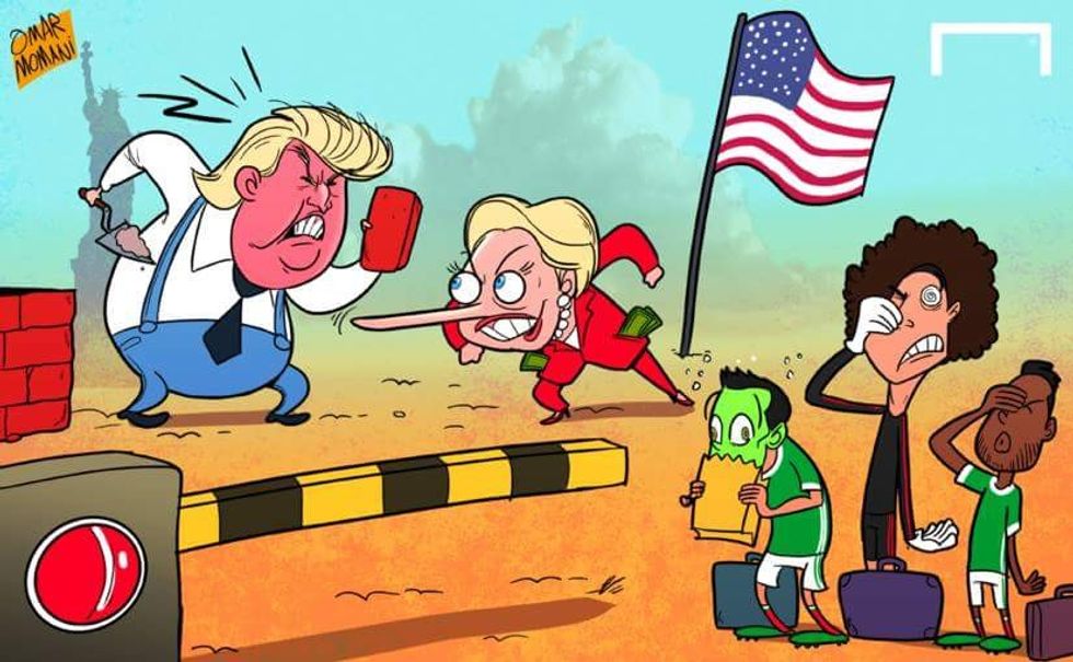 Lojtarët meksikan në ethe duke pritur rezultatin e zgjedhjeve.