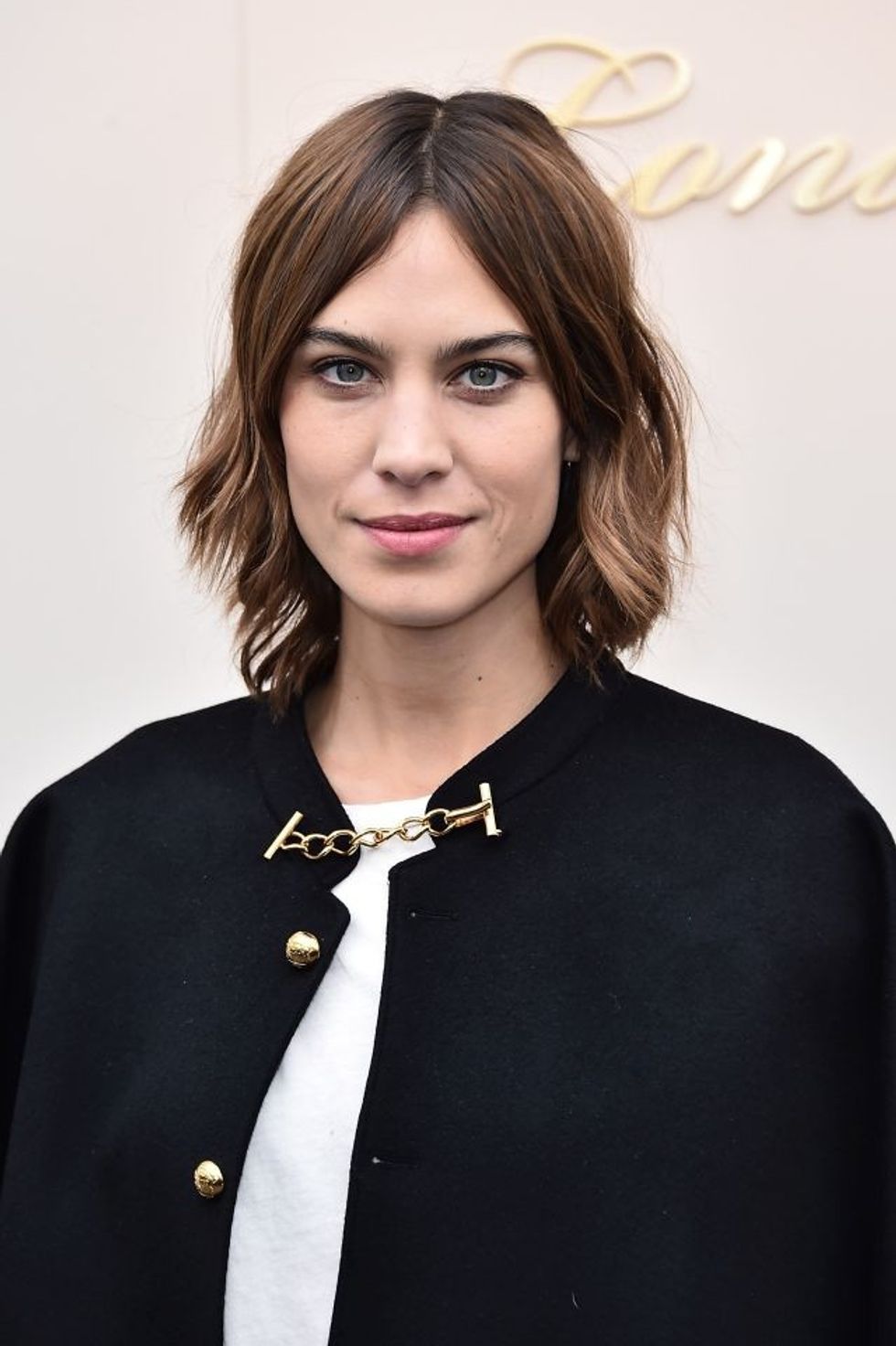 LONDON, ENGLAND - FEBRUARY 22: Alexa Chung wearing Burberry at the Burberry Womenswear February 2016 Show at Kensington Gardens on February 22, 2016 in London, England. (Photo by Gareth Cattermole/Getty Images for Burberry)