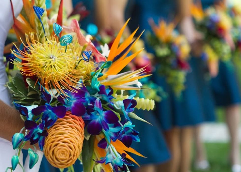 Long Cascading Bridal Bouquets 15