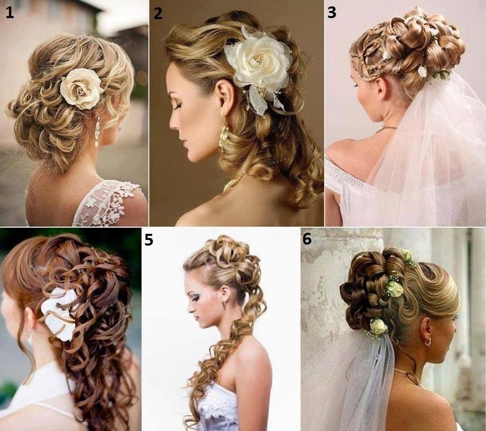 long wedding hairstyles with flowers