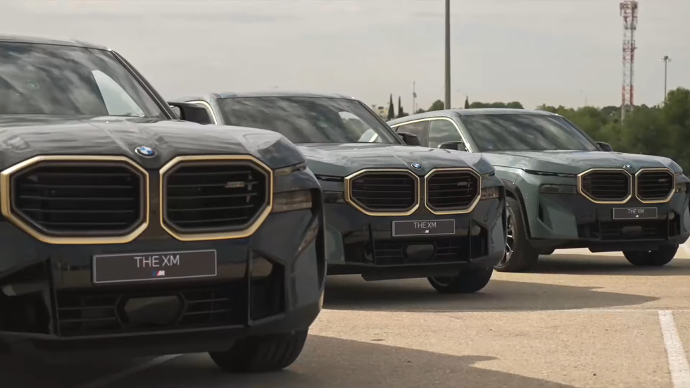 Los BMW XM fueron 'los otros' protagonistas del evento.