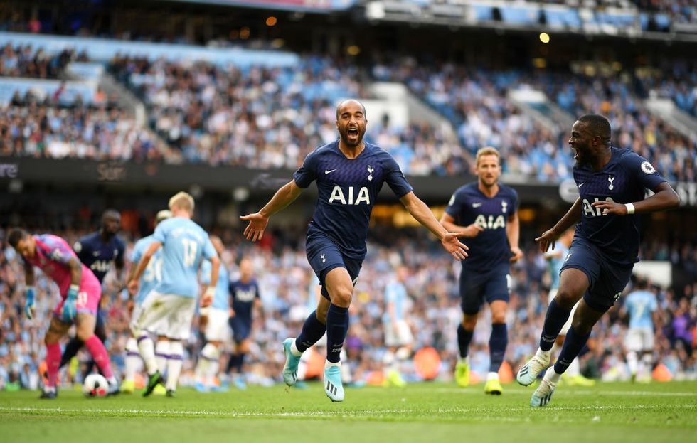Lucas Moura vs Man City