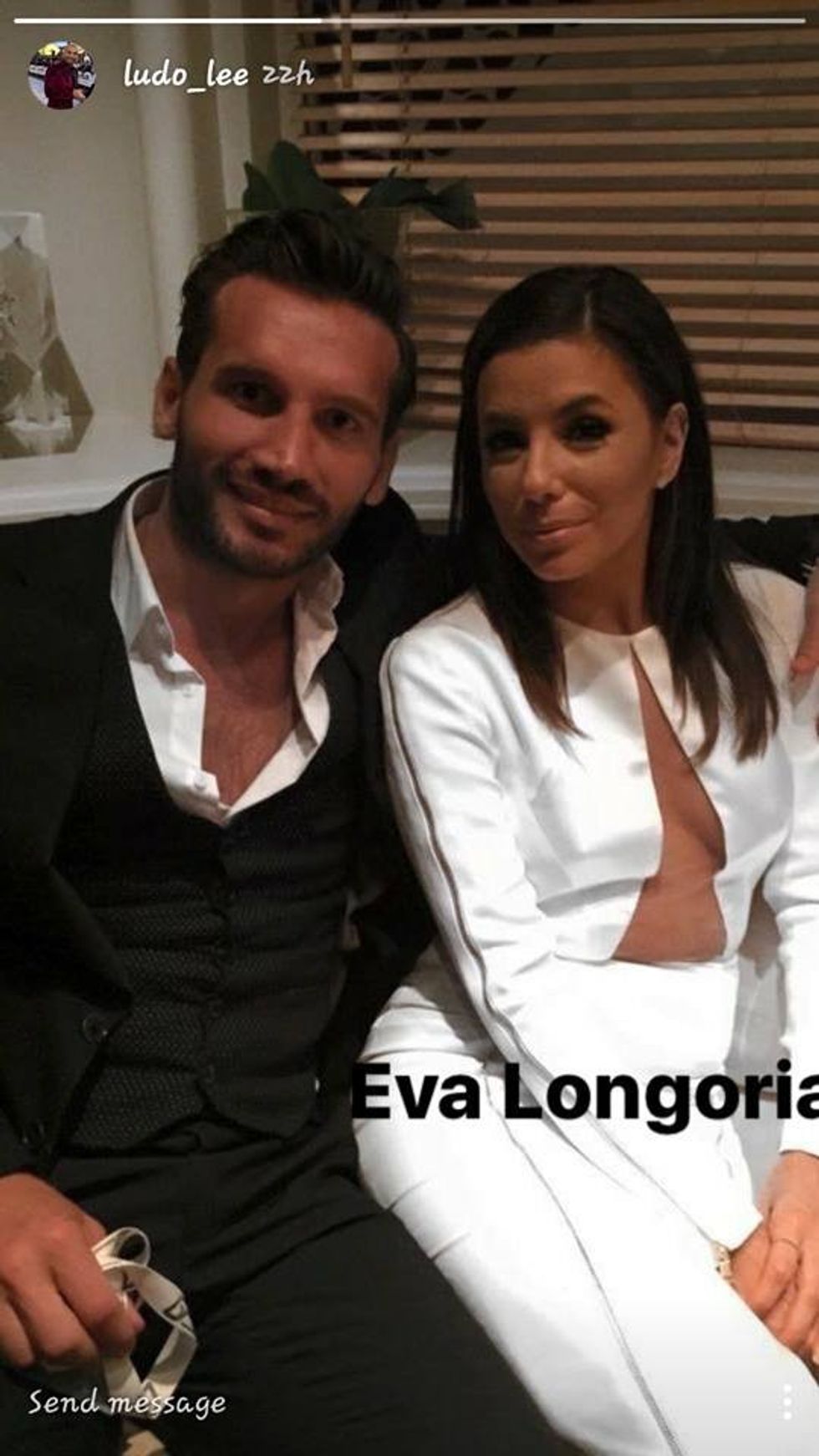 Ludo Lee dhe Eva Longoria. Foto nga: Instagram Story