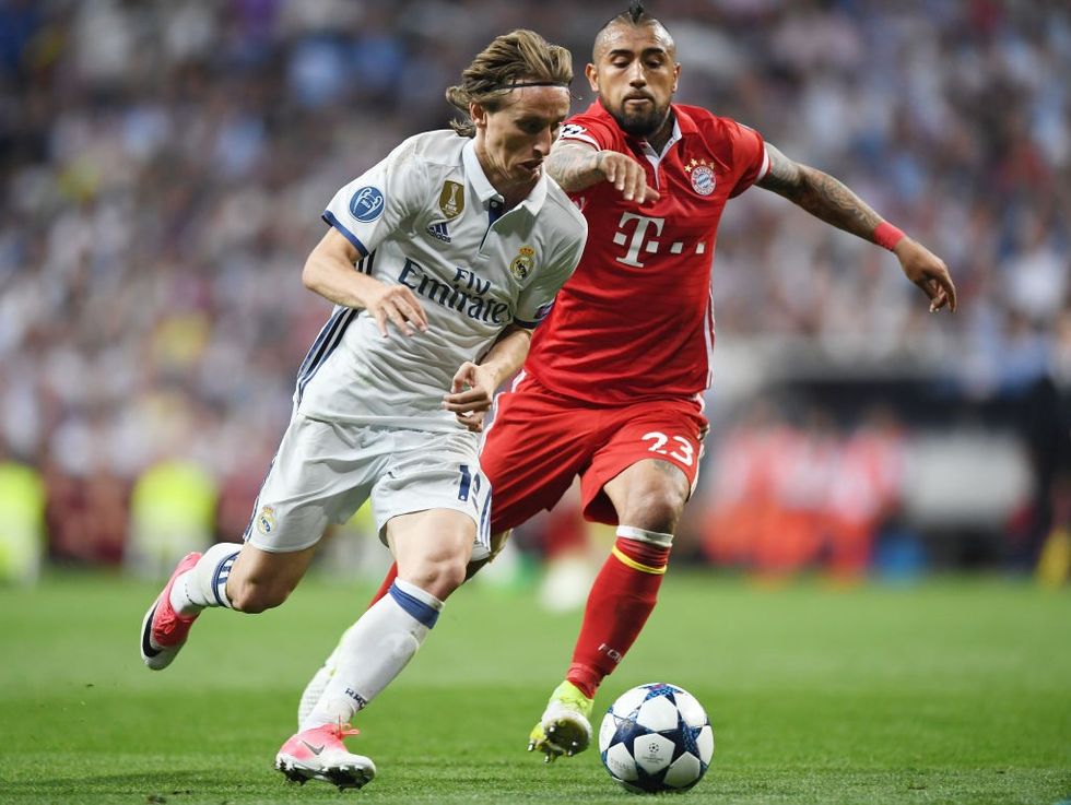 Luka Modric Arturo Vidal