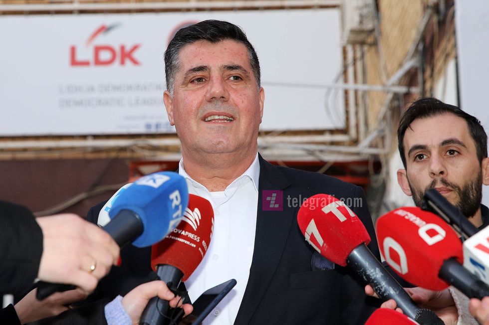 Lutfi Haziri pase Mbledhjes se kryesise se LDK se foto Ridvan Slivova 4
