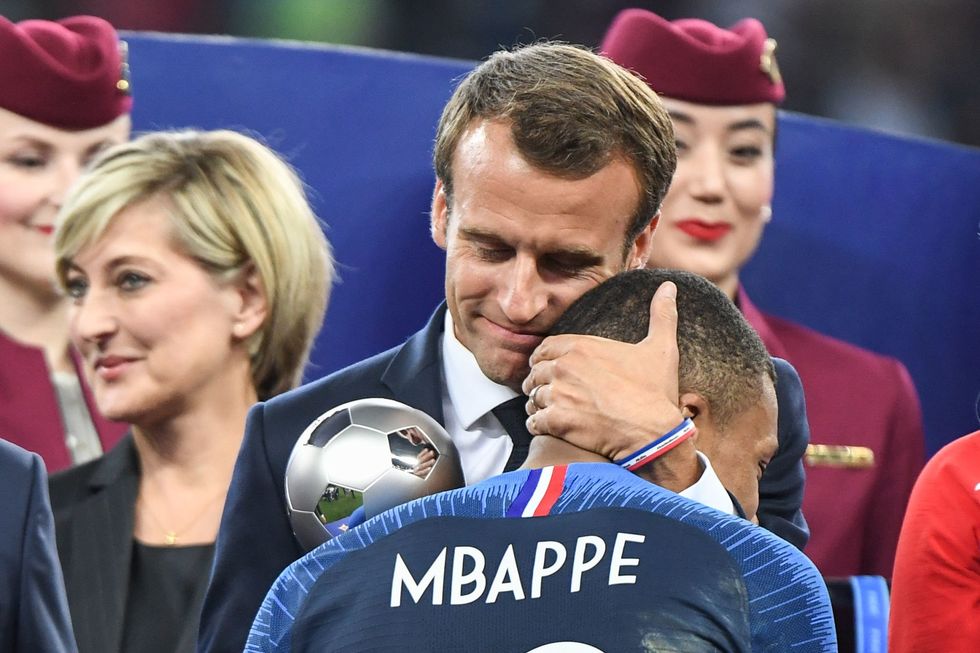 macron mbappe