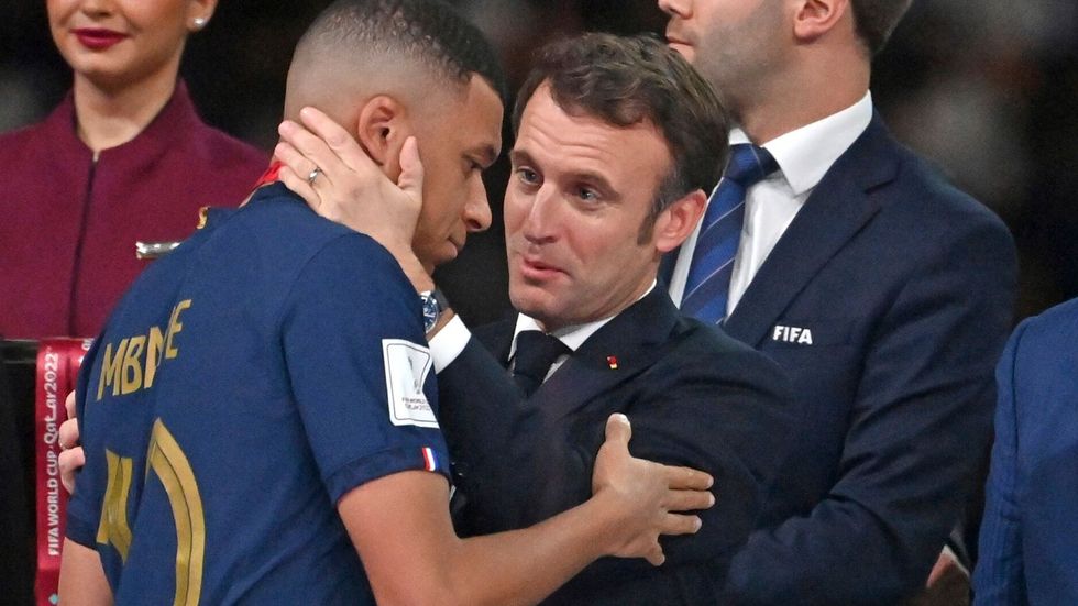 macron mbappe