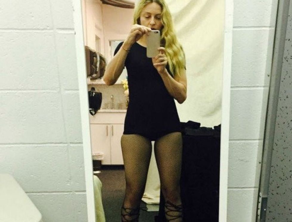 Madonna body shot