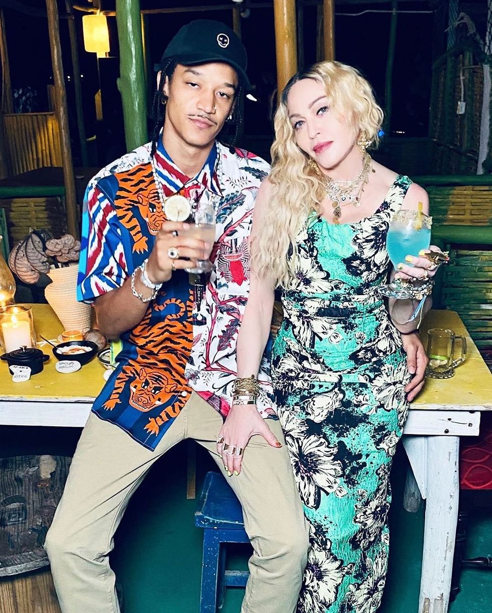 Madonna Has Extravagant 62nd Birthday Bash in Jamaica With Boyfriend Ahlamalik Williams and Her Kids 01