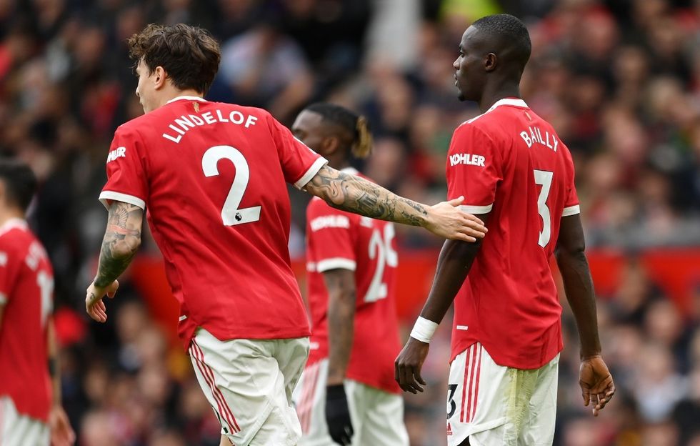 Man Utd Lindelof and Bailly