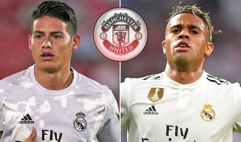 Man Utd Real Madrid James Rodriguez Mariano Diaz 1210418