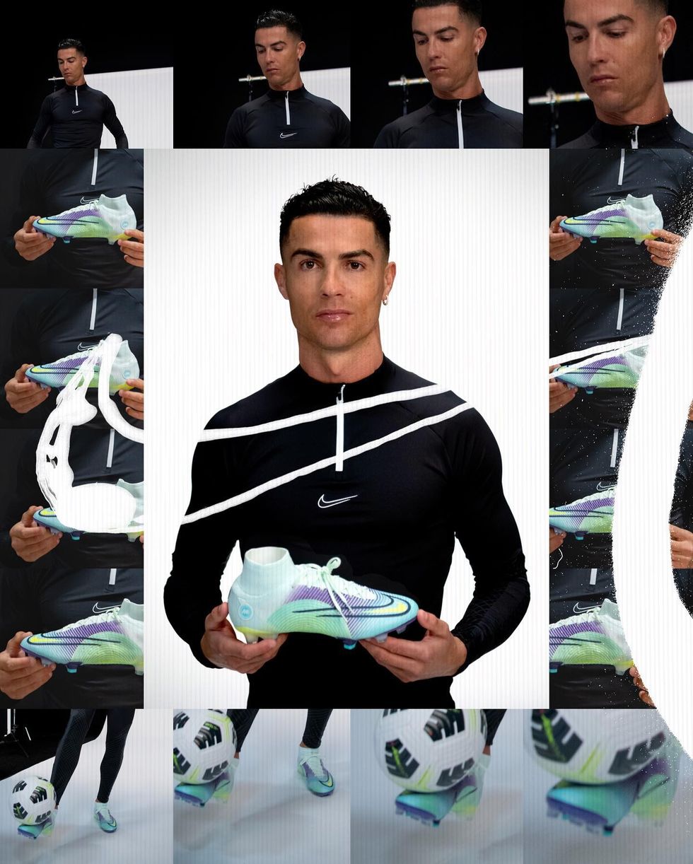 Manchester United star Cristiano Ronaldo revealed his new Nike boots